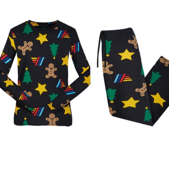 Aldi Gear 2024 Men’s Women’s Ladies Kids Unisex Festive Holiday Pajama Set! 🎄✨🛒🖤 - Picture 1 of 8